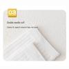 Langsha Kids' Pure White Mid-Calf Cotton Socks