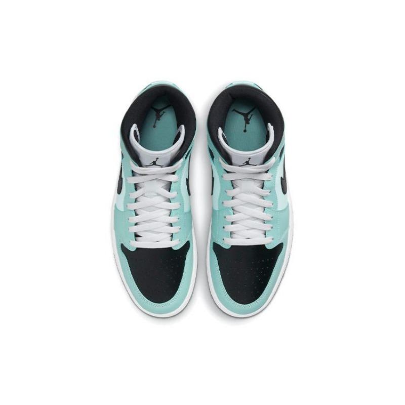 Air Jordan 1 Mid "Teal Tint" Women's Mid-top Retro Basketball Shoes Teal Tint BQ6472-300