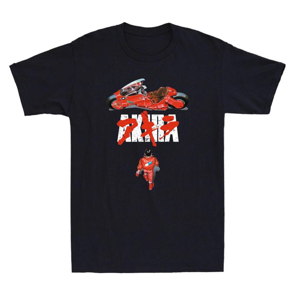 Akira T-shirt 1980s Japanimation Anime Film Vintage Men s Short Sleeve T-Shirt L