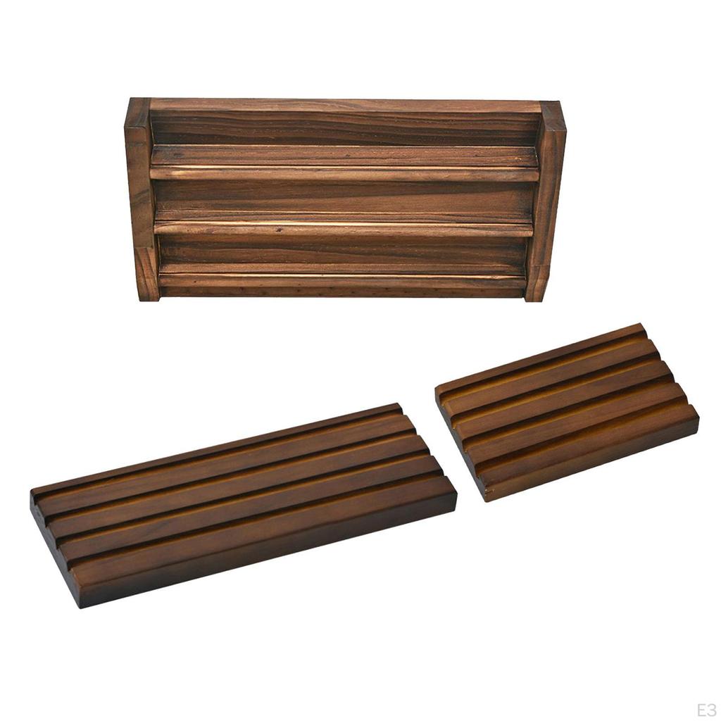 Display Rack Holder Wooden Stand for Coin Collectible