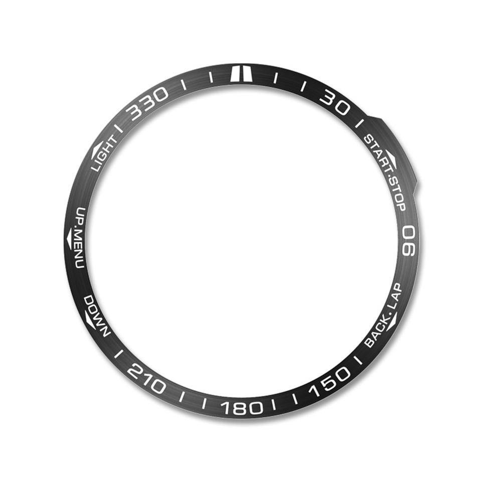 

Безель из нержавеющей стали для смарт-часов Garmin Fenix 7X 7 7S, протектор, металлическая крышка, бампер-кольцо, защитные спортивные аксессуары для часов for Fenix 7X чёрный