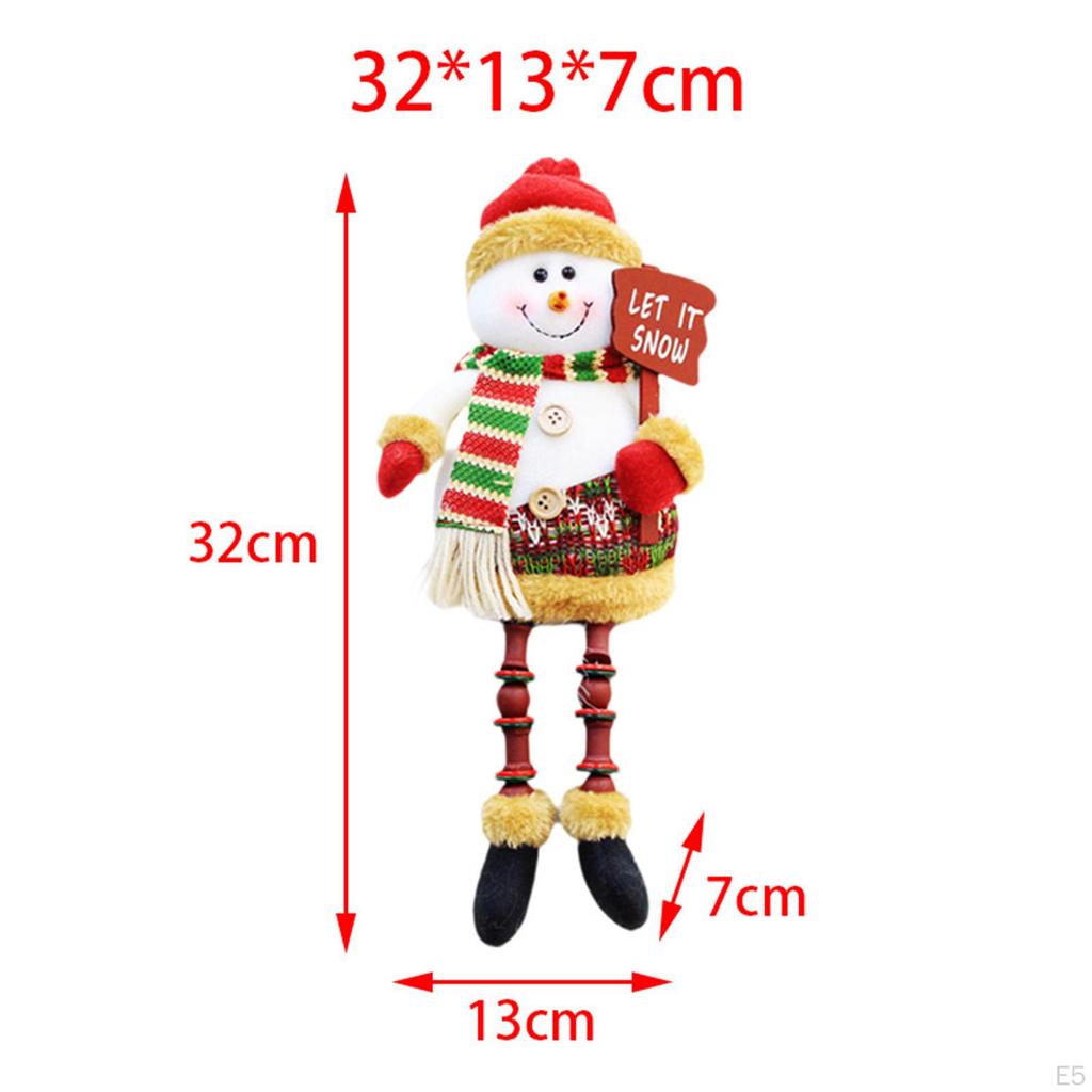 Christmas Ornament Figurine for Xmas Decor Fireplace Home Decoration Birthday Gifts