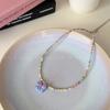 Beaded Butterfly Necklace for Women - Light Luxury, Niche Design, Delicate Collar Chain, Sweet and Cool Neck Chain