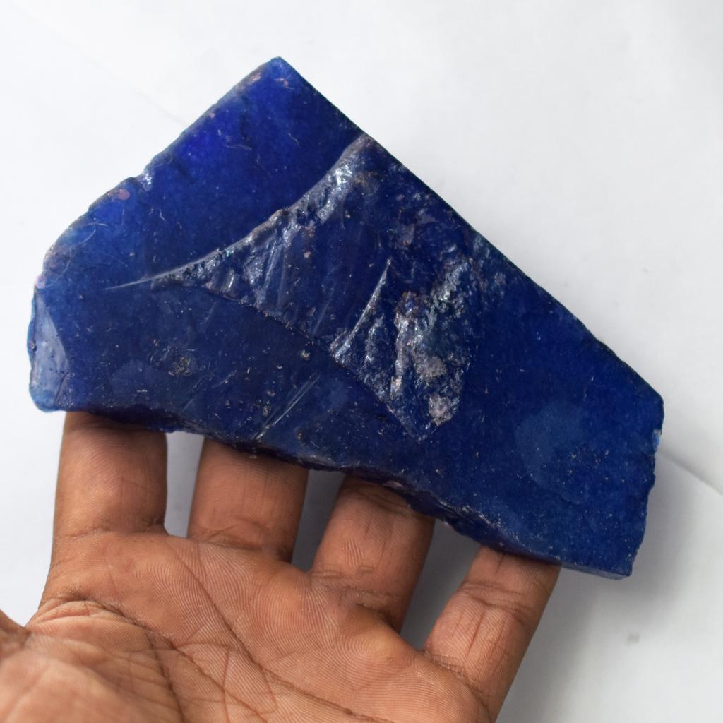 Natural Blue Sapphire Loose Gemstone Dyed Uncut Raw Rough 826.75 ct September Birthday Birthstone