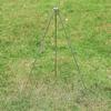 Camping Tripod Cooking Trivet Set with Adjustable Hanging Chain Duty Aluminum Alloy Pot Bracket with Portable Storage Bag Rust-Proof Stand