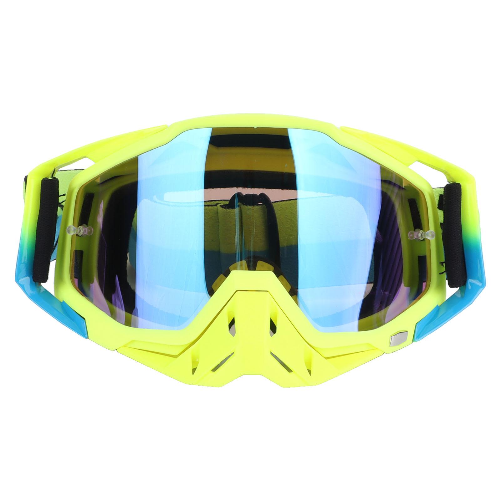 

Motorcycle Goggles TPU Effective Protection Clear Vision Tight Fit Broaden Horizon Riding Goggles For Men Women