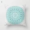 Mint Green Cushion Cover Geometric Printing Pattern Pillowcase 45*45Cm Living Room Bed Square Cushion Cover Decorative