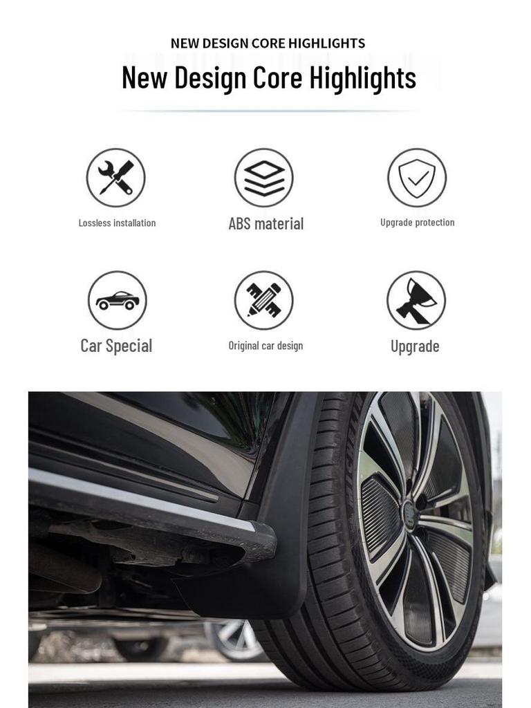 BYD Tang Pedal Mudguard - Specially Widened and Enlarged
