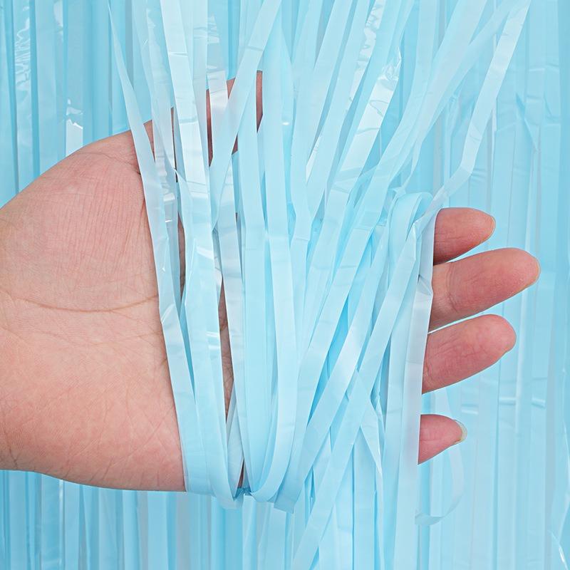 1m*2m Rain curtain party decoration Mother's Day birthday wedding bachelor party graduation merry Christmas backdrop curtain