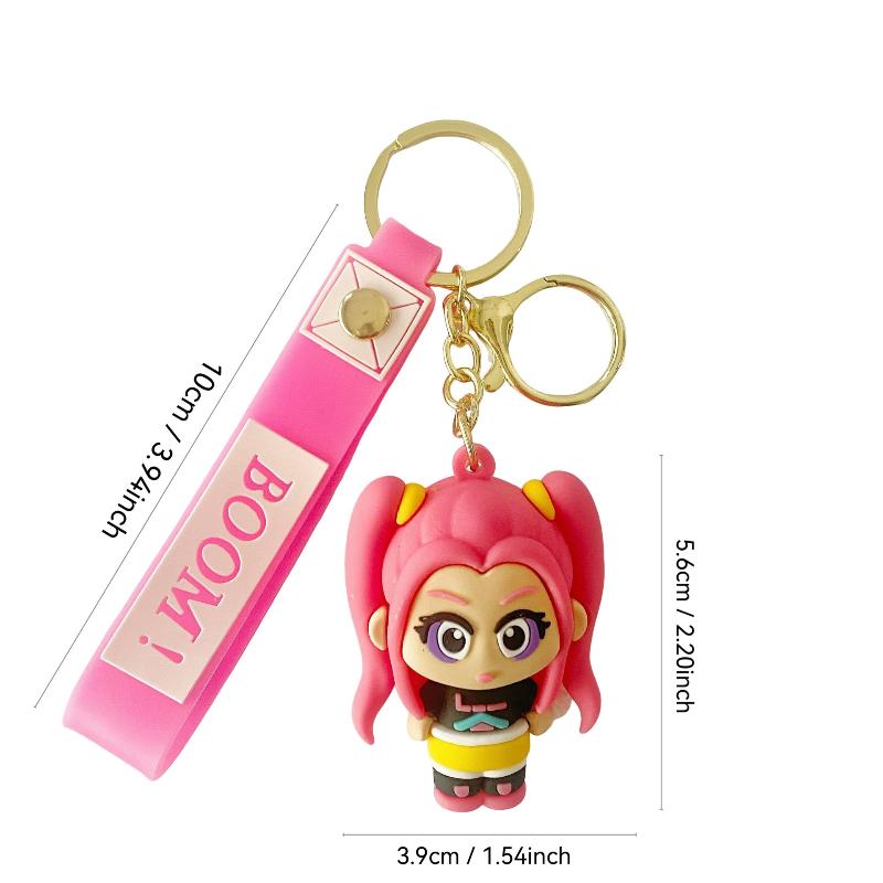 Kpop Devil Hunter Periferyjny Widget Rumi Mira Zoe Pvc Brelok Dekoracja Plecaka Widget Akcesoria Zabawki