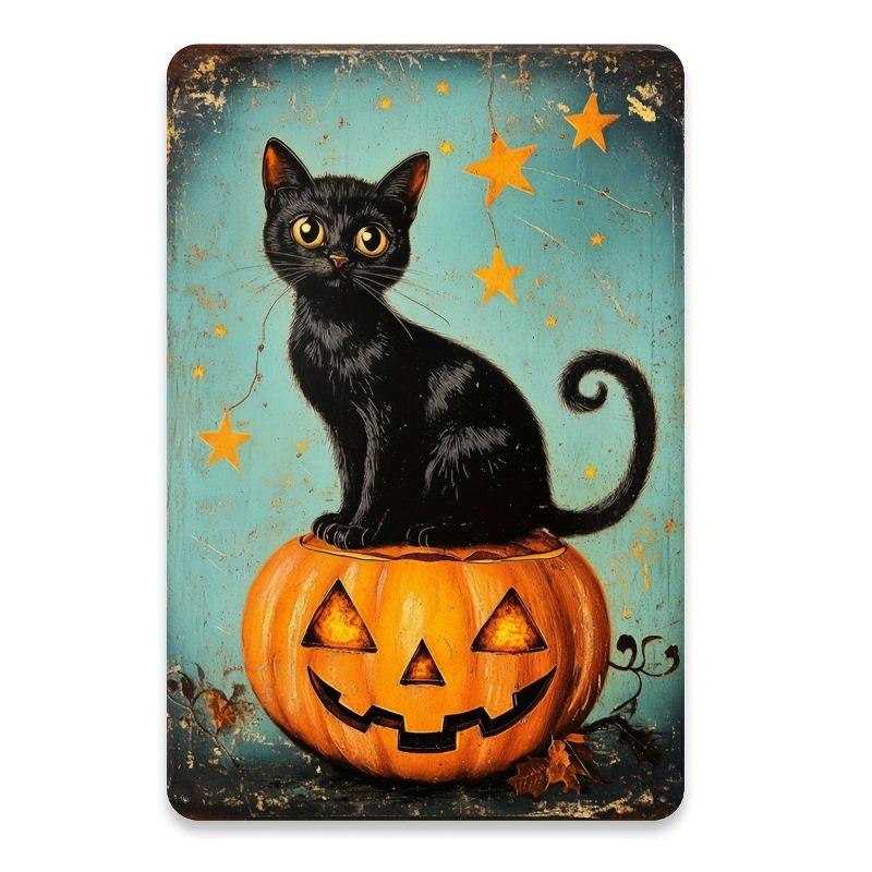 Halloween Metal Tin Sign Wall Decor 20x30cm