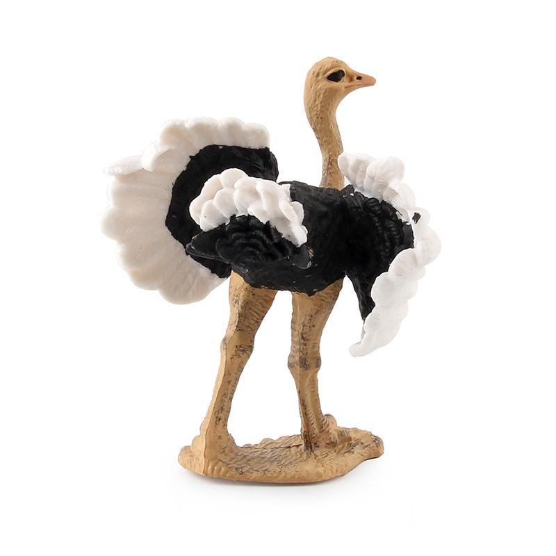 Sursă Zoo Model Faună Sălbatică Simulare Animal Jucărie Natură Struț Ornament Static Jucărie