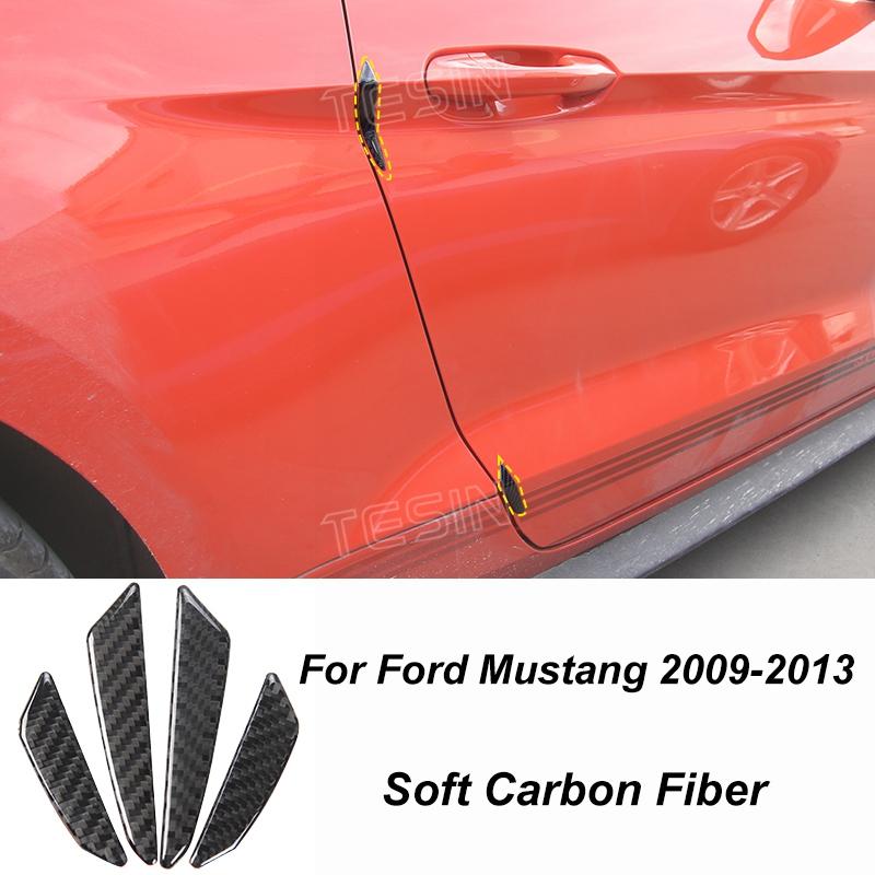 TESIN Autocolante de acoperire pentru decorațiuni interioare din fibră de carbon pentru Ford Mustang 2009 2010 2011 2012 2013 2014 Exterior