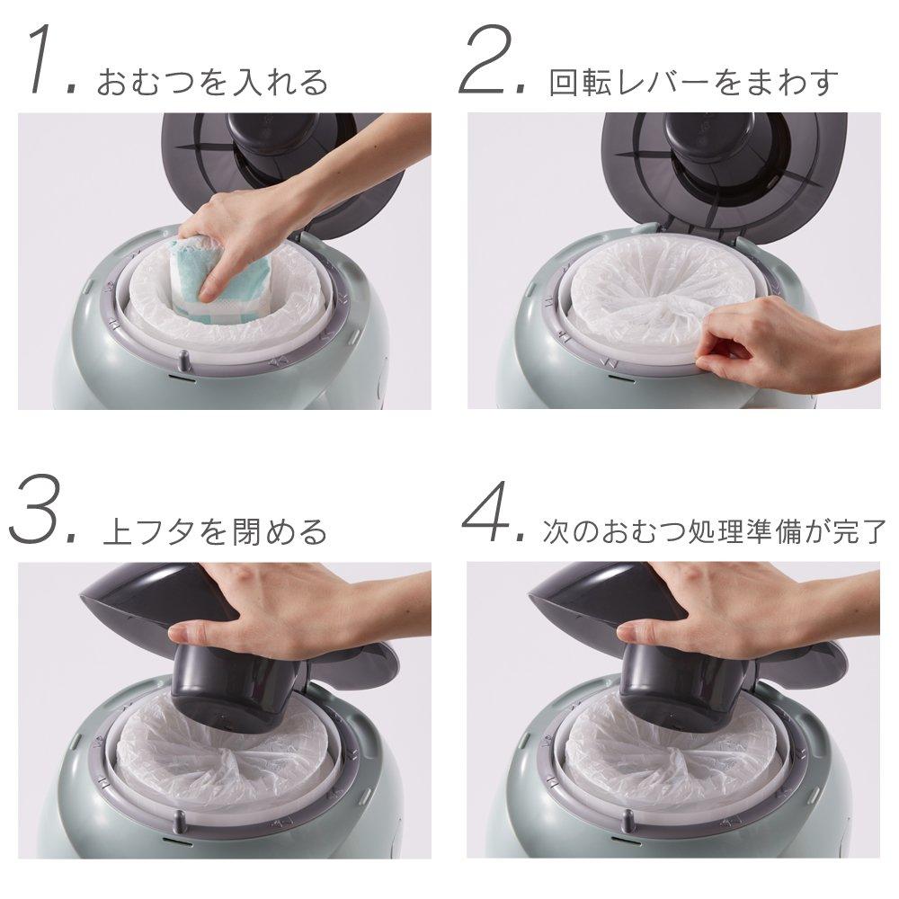 Combi Disposable Diaper Disposal Powerful Deodorizing and Poitec and Nioi Shared Spare Older Poitec Units Not for Use with Poitec Advance Pot,