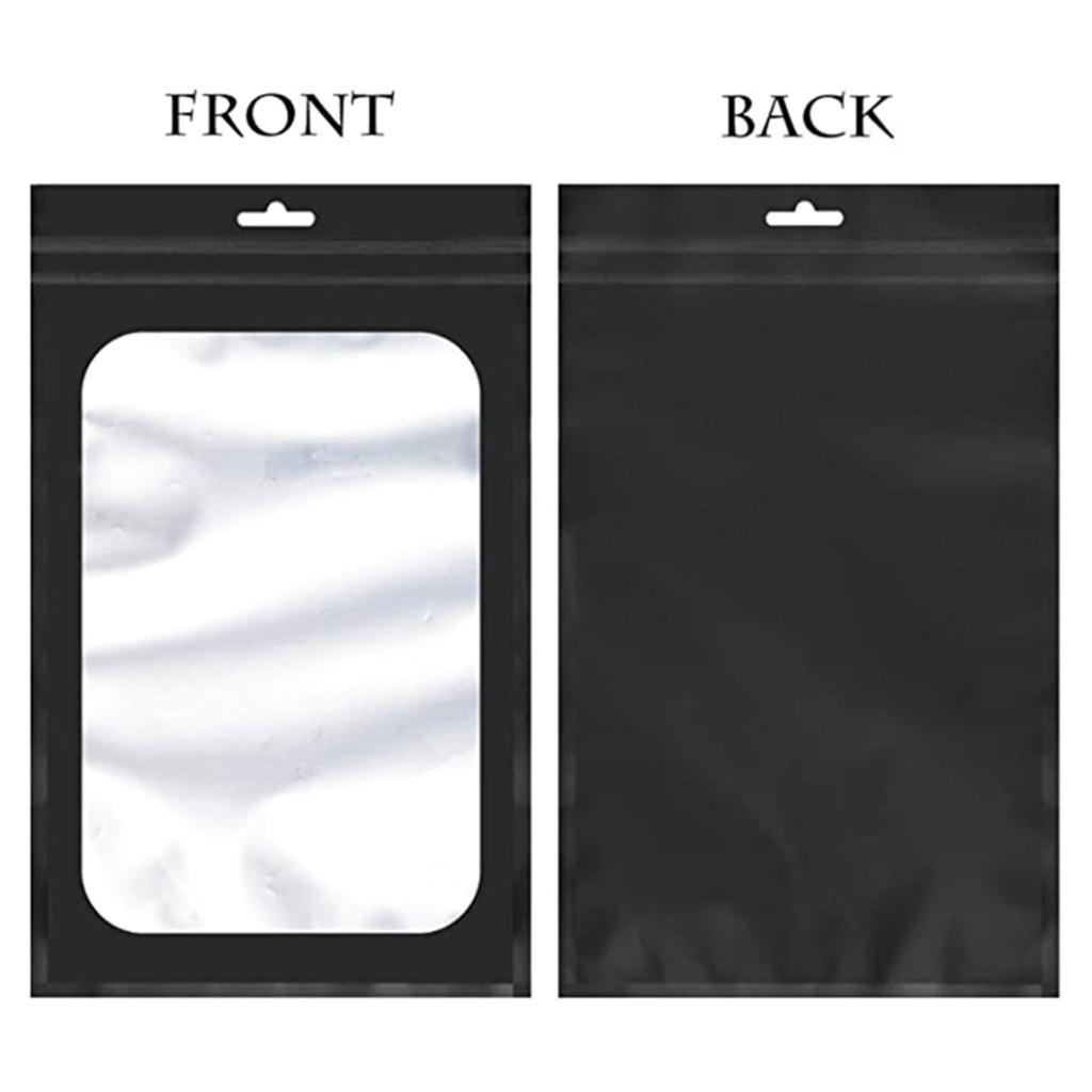 100Pcs Clear Plastic Sealable Bags for Jewelry Moisture Resistant Storage Solution Small Item Organization Pouches