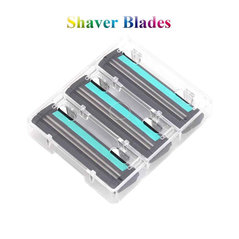 

3pcs Men s Face Shaving Razor Shaver Blades Sharpener Razor 2 Layer