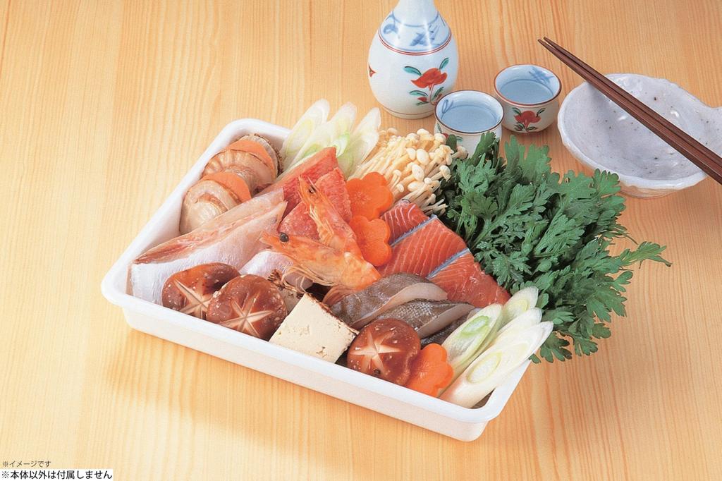 Takagi Entec Color Bat Extra Large Ivory Set Heat Resistant Antibacterial Microwave Safe Dishwasher Safe Made in Japan P.P. MS-110 2-Piece