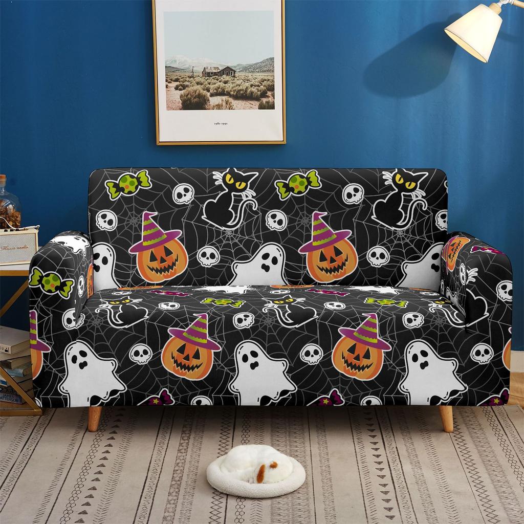 Halloween Funny A Piao Sofa Cover Elastic All-Inclusive Multi-Person Combination Sofa Cover