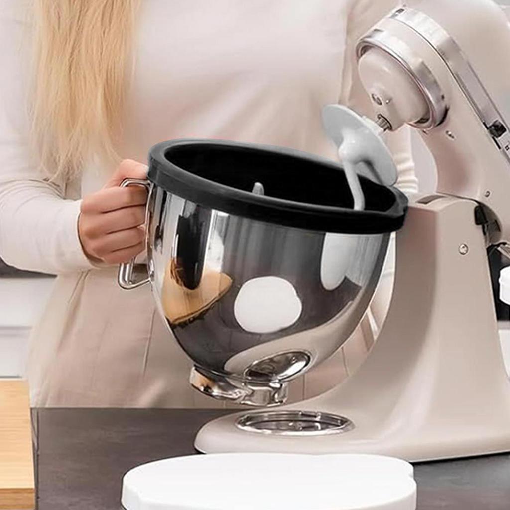 ForKitchenAid Mixer Bowl Liners 5 Qt Silicone Blender Bowl Attachment Liners Heat-Resistant Insert Kitchen Accessories