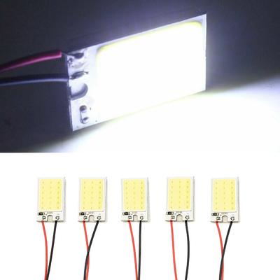 Parts LED Panel Lights Accessories 5pcs White COB 18LED Interior Bulb T10