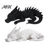Sammler Drachenskulpturen 3D-gedruckte Babyfigurine, Niedliche schlafende Statue, Kreative einzigartige Geburtstagsgeschenke für Männer Frauen Fantasy-Figuren-Ornament