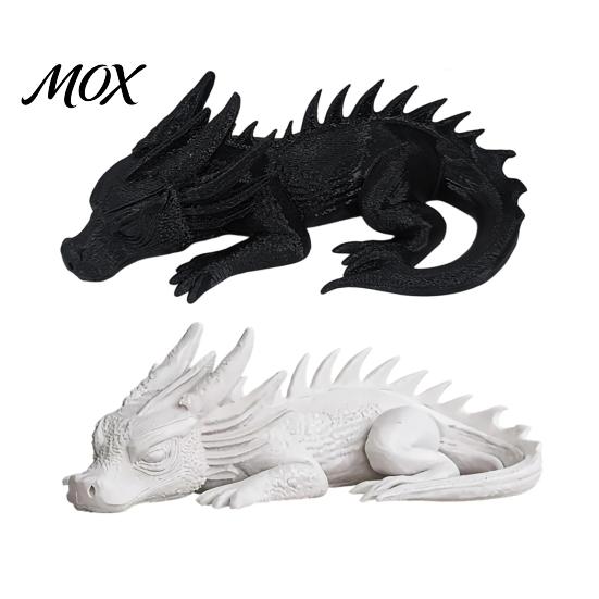 Sammler Drachenskulpturen 3D-gedruckte Babyfigurine, Niedliche schlafende Statue, Kreative einzigartige Geburtstagsgeschenke für Männer Frauen Fantasy-Figuren-Ornament