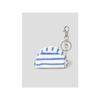 8SECONDS Stripe Keychain Ivory (19578ZWY80)