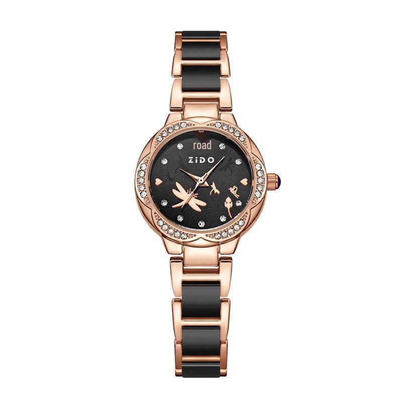 Women s High-End Imitation Ceramic Quartz Wristwatch Bare Watch