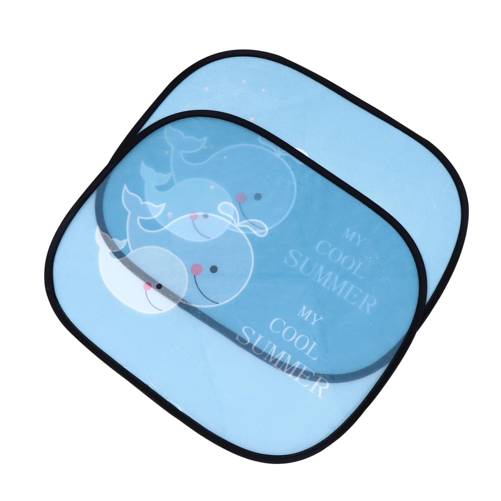 

VORCOOL Автомобильная солнцезащитная пленка Солнцезащитный мультяшный автомобильный экран Солнцезащитные шторки Солнцезащитные шторки Чехлы на окна автомобиля Мультяшные автомобильные экраны 2 шт синий