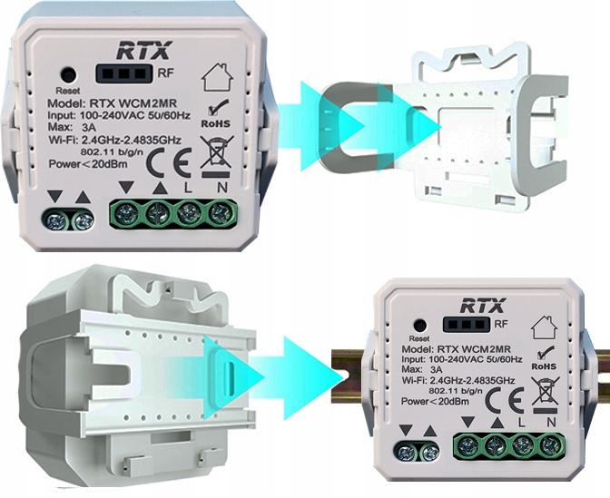 RTX TUYA WiFi + RF MINI Roller Shutter Controller Module