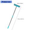 Extendable Glass Cleaner Tool Having Soft Rubber Wiper And Brush For Mirrors Cars