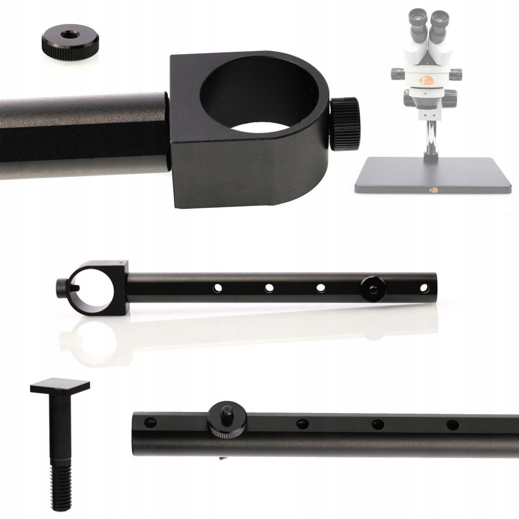Rosfix Mikroskop Stereoskopowy Trinokularowy Jupiter Pro MSJP-T-SDMS1 – Zestaw z Wyświetlaczem 8" | Stabilna Suwnica | Regulacja Ostrości
