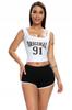 Damen Sportshorts Bequeme Shorts Schwarz S