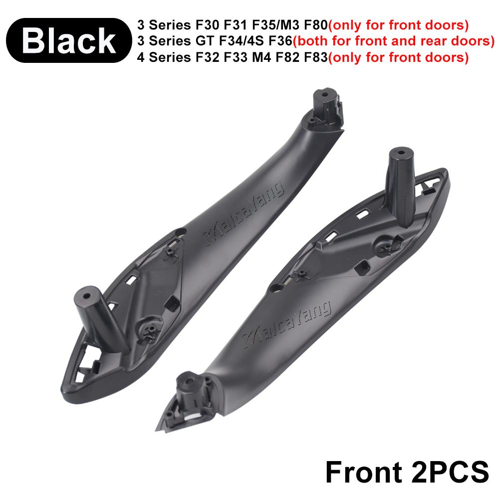 2PCS/4PCS Set Car Interior Door Pull Handle Ide Panel Trim For BMW 3 4 Series F30 F80 M3 F31 F32 F33 F34 F35 F36 51417279312