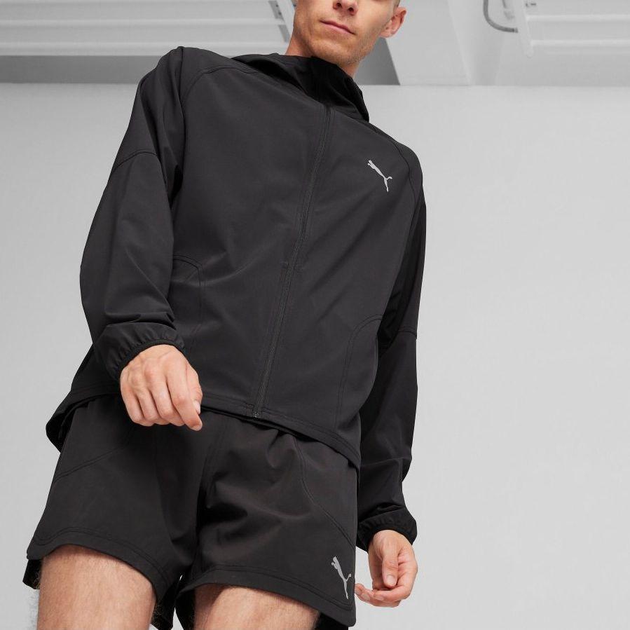 Puma Solid Color Casual Long Sleeve Sports Hoodie Jacket Men Jackets Black 524993-01