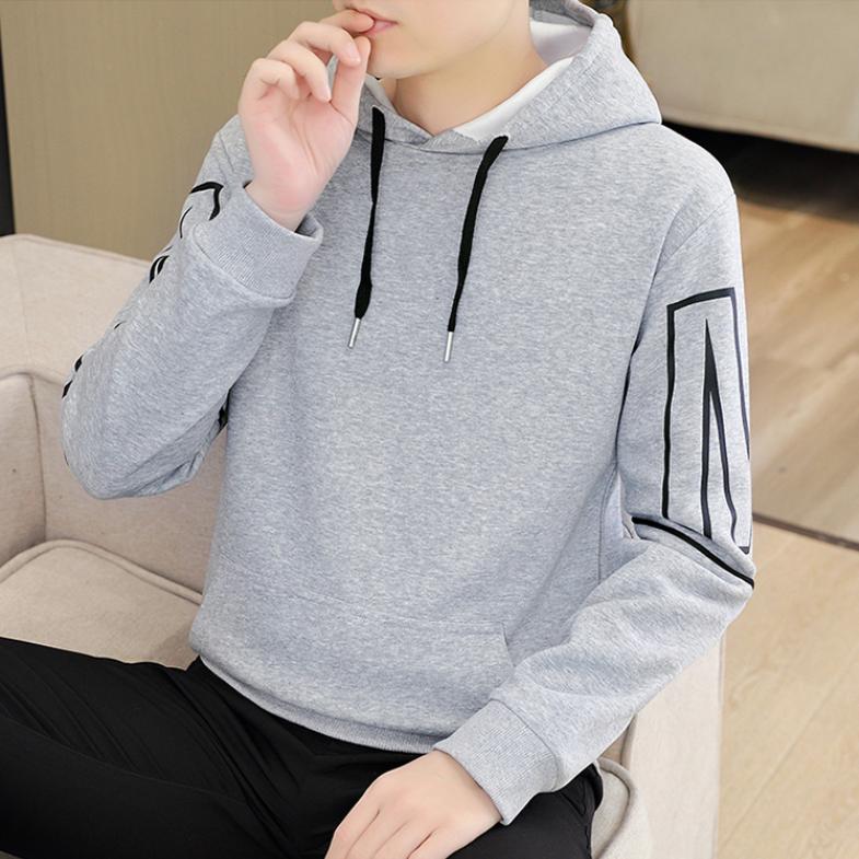 Autumn Men's Loose Sweater Plus Size 8XL Sweater Cotton Hooded Casual Men's Long Sleeve Sweater