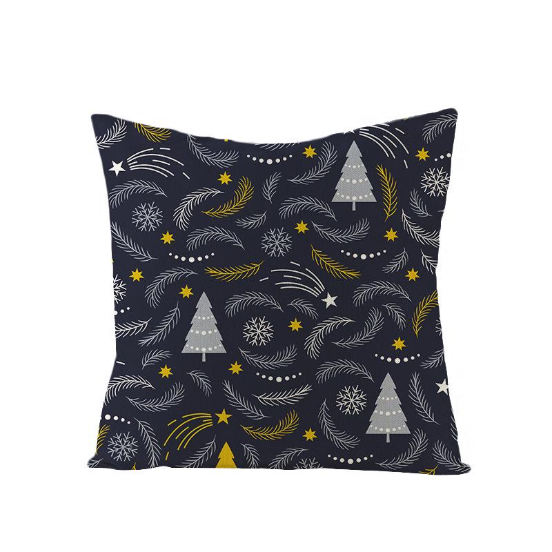 Cartoon Digital Printing Christmas Pillow Cover New Style Square Polyester Pillow Cover Cushion Cover