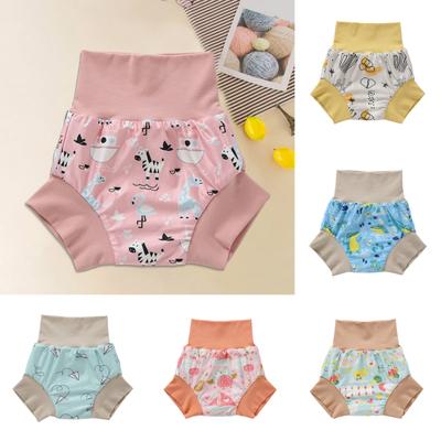 Baby-Badehose, 3-lagiger Schutz, Urinkissen, Handtuch, waschbar, wiederverwendbar, elastischer Bund