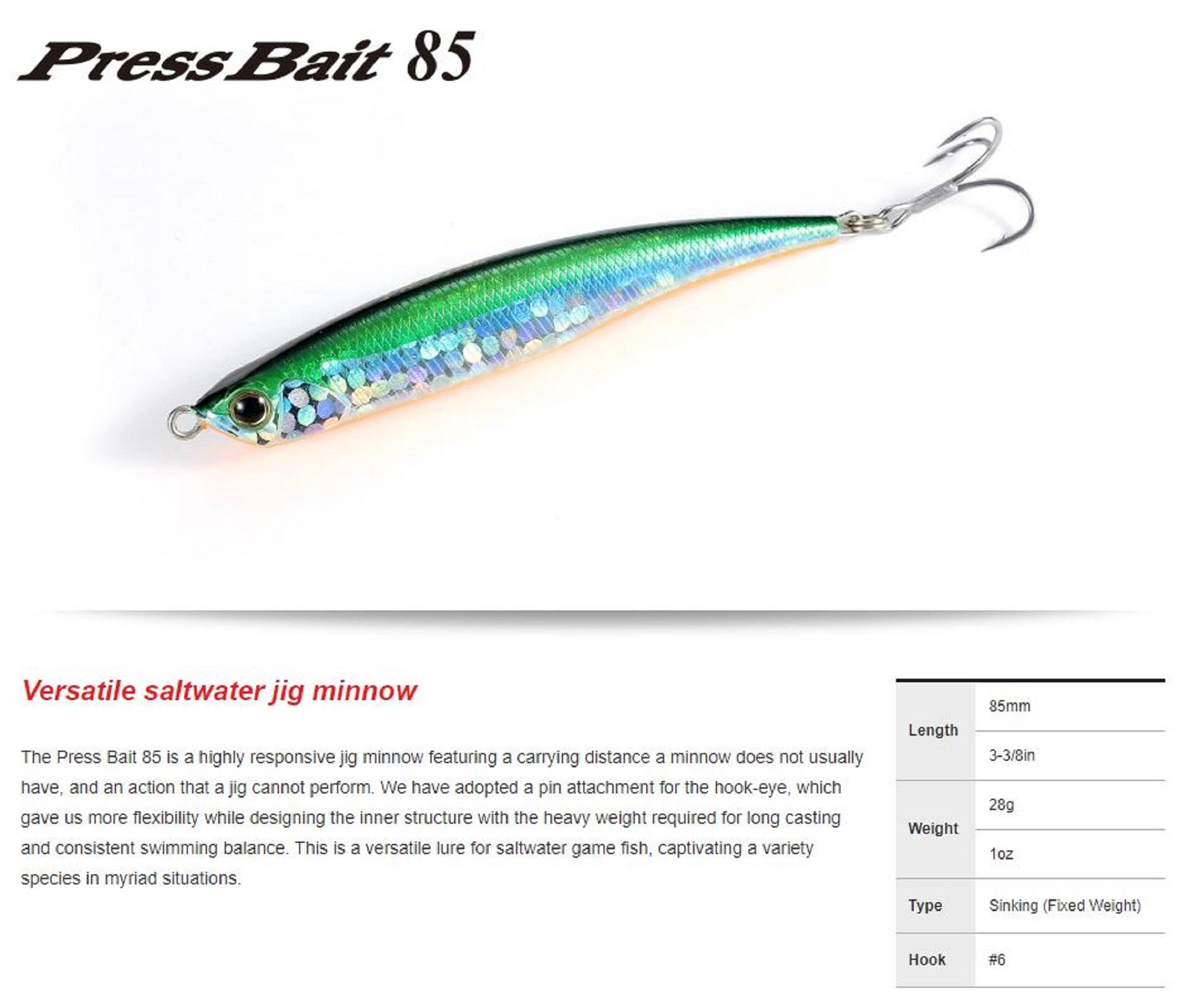 Leurre Coulant Duo Press Bait 125 HD - 125mm 42g - Couleur ADAZ038 - Pour Saumon - Neuf