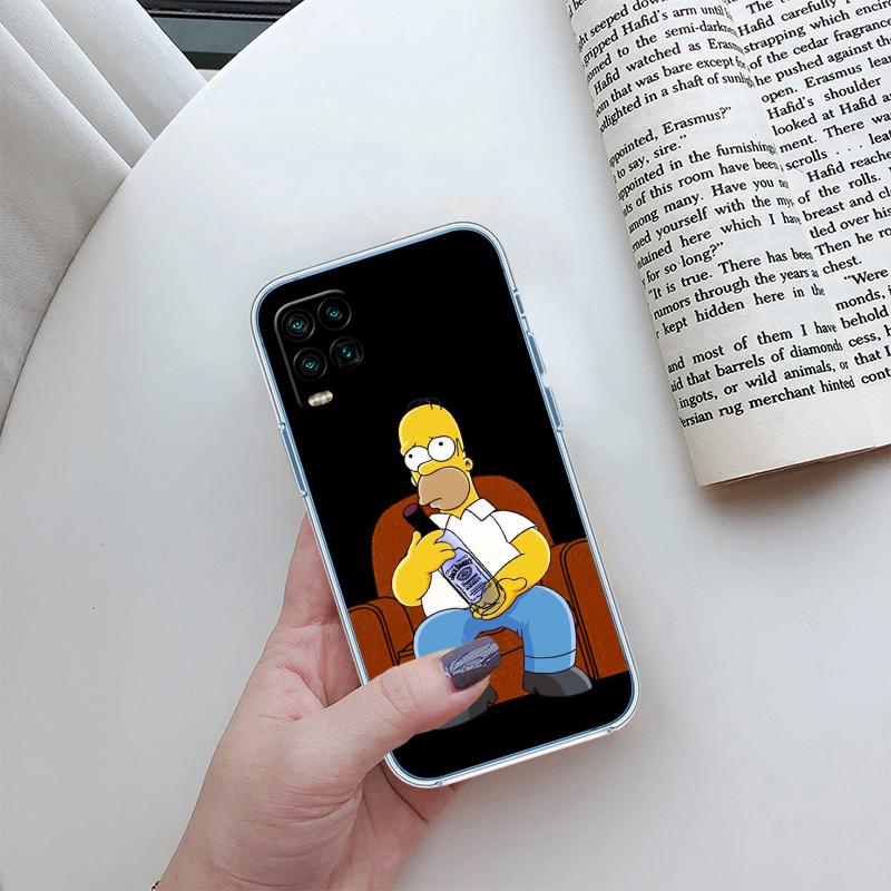 S-Simpsons-Art Transparent Phone Case for Motorola Moto G7 G8 G9 G84 G85 G73 G24 G15 Z2 Play Power Plus