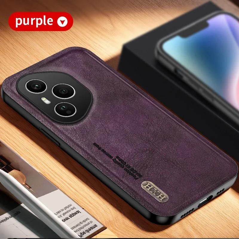 Kožené pouzdro pro Honor 400 Pro s kovovou deskou Podpora Držák do auta Kryt pro Honor 400Pro 400 Lite Nárazuvzdorné nárazníky