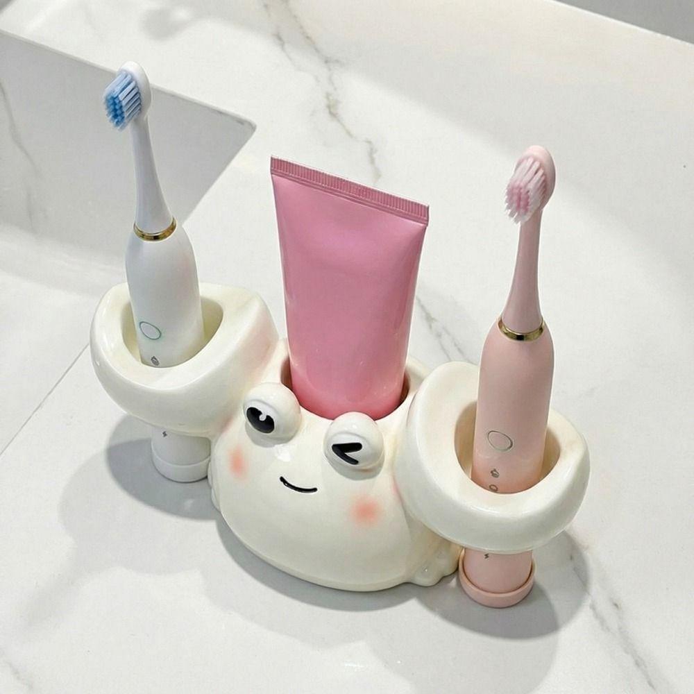 Cartoon Toothbrush Storage Racks Ceramic Toothpaste Stand Electric Toothbrush Stand Couple