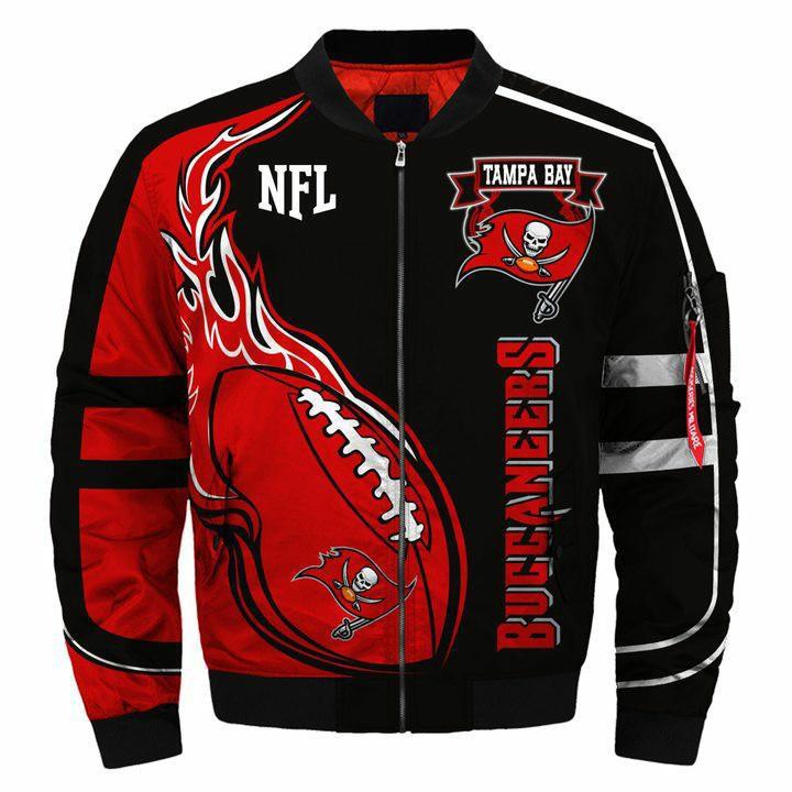 Herren NFL Falcons Team 3D-Druck Reißverschlussjacke