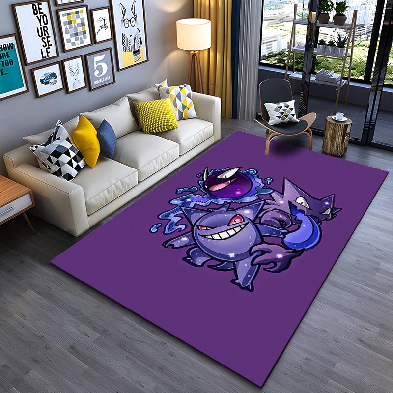 

Colorful Cartoon Monsters Pattern Rug for Home Decor Suitable for use as an anti-slip game mat for living room and bedroom sofas 40x60cm( 15x23in )
