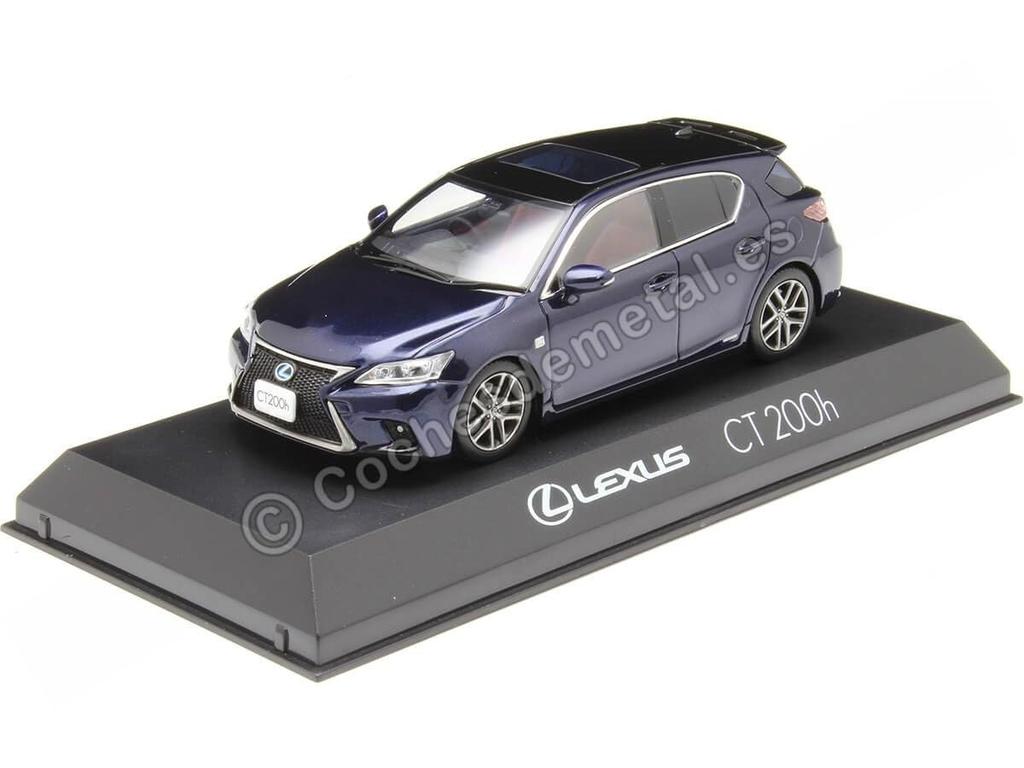 Kyosho Original Lexus CT 200h F Sport Blue Mica Finished Product 1/43 Black/Deep