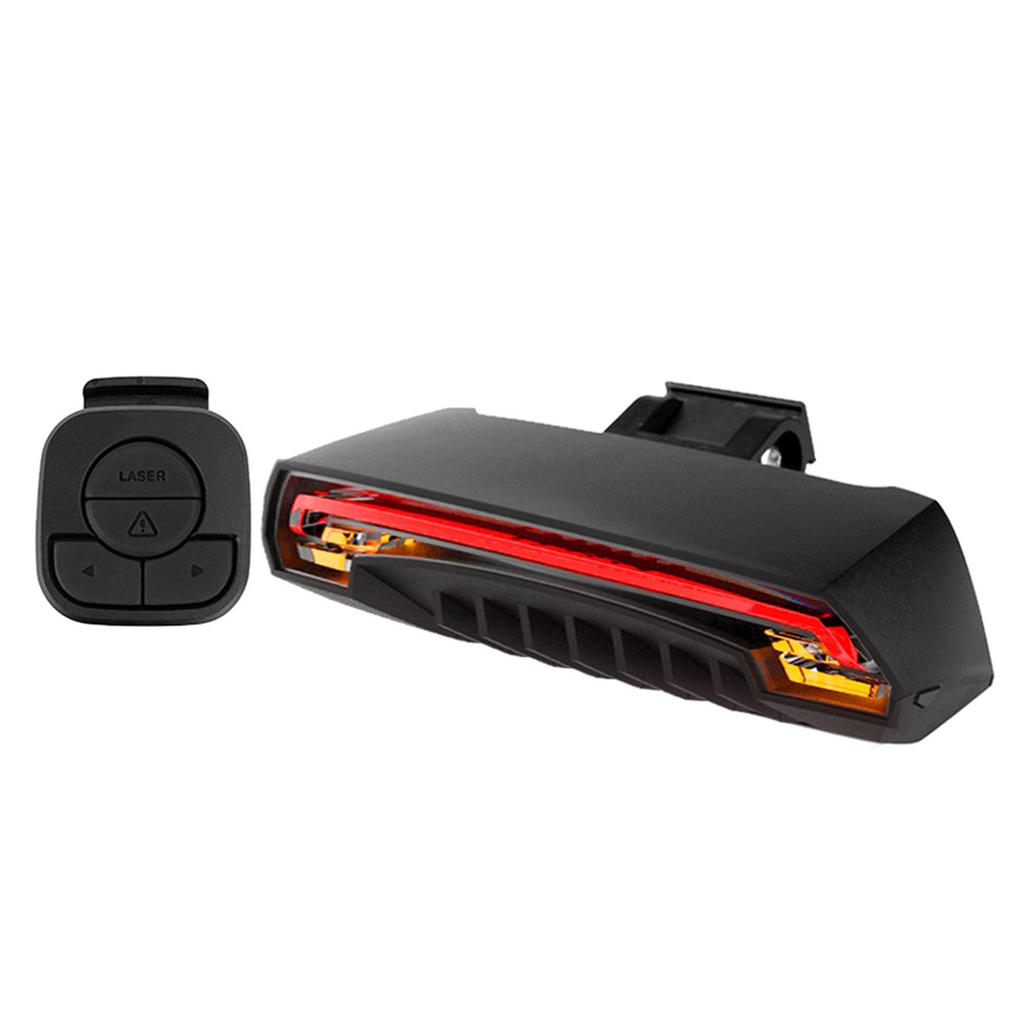 Bike Light Meilan X5 Rear Light Bike Remote Wireless Light Turn Signal LED Beam USB Chargeable Cycle Tail Light Lamp