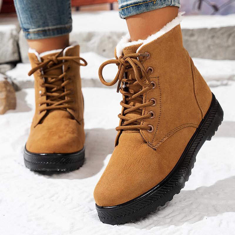 Women'S Boots Snow Platform Shoes Women Waterproof Ladies Shoes Plush Ankle Boots Trend Women'S Winter Boots Botas Mujer
