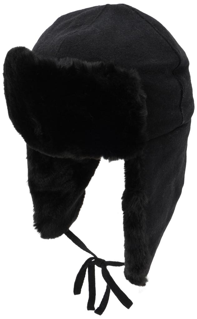 Winter hat Wool Ushanka BLACK 23 [Kangol] (01)