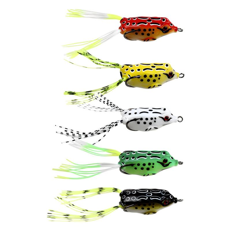 Lure Bait Frog Blackfish Special Floating Soft Bait Pointed Tip5g8g13gDouble Hook Simulation Fishing Bait