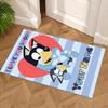 Bluey Personalized Text Carpet Perfect for Dormitory Outdoor Living Rooms Game Room Anti-slip Rug Office Home Decor